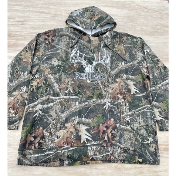 Red Head Men's True Timber Camouflage Gameday Hoodie‎ Sweatshirt Size XXL - Picture 2 of 6